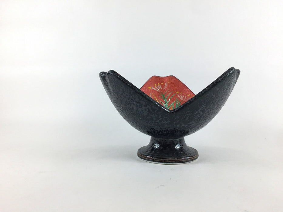 【SALE】天目赤ナデシコ　三切中付　13cm　有田焼【訳あり】