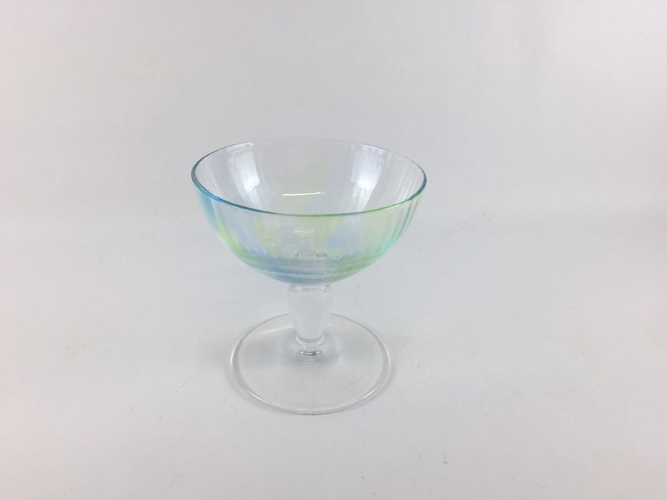 【SALE】馬上杯　色彩　硝子　8cm【訳あり】