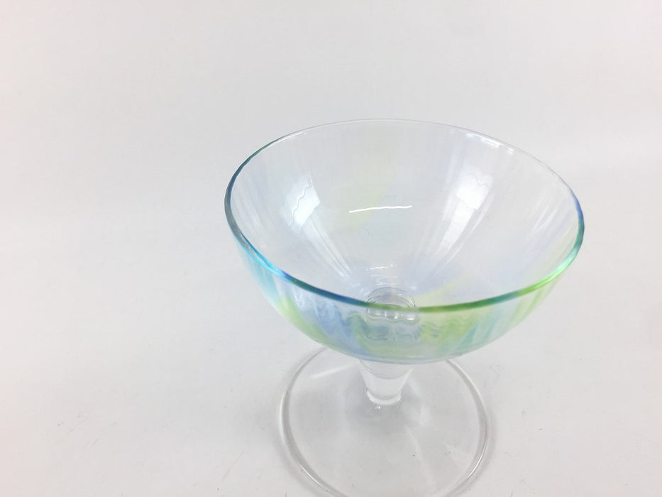 【SALE】馬上杯　色彩　硝子　8cm【訳あり】