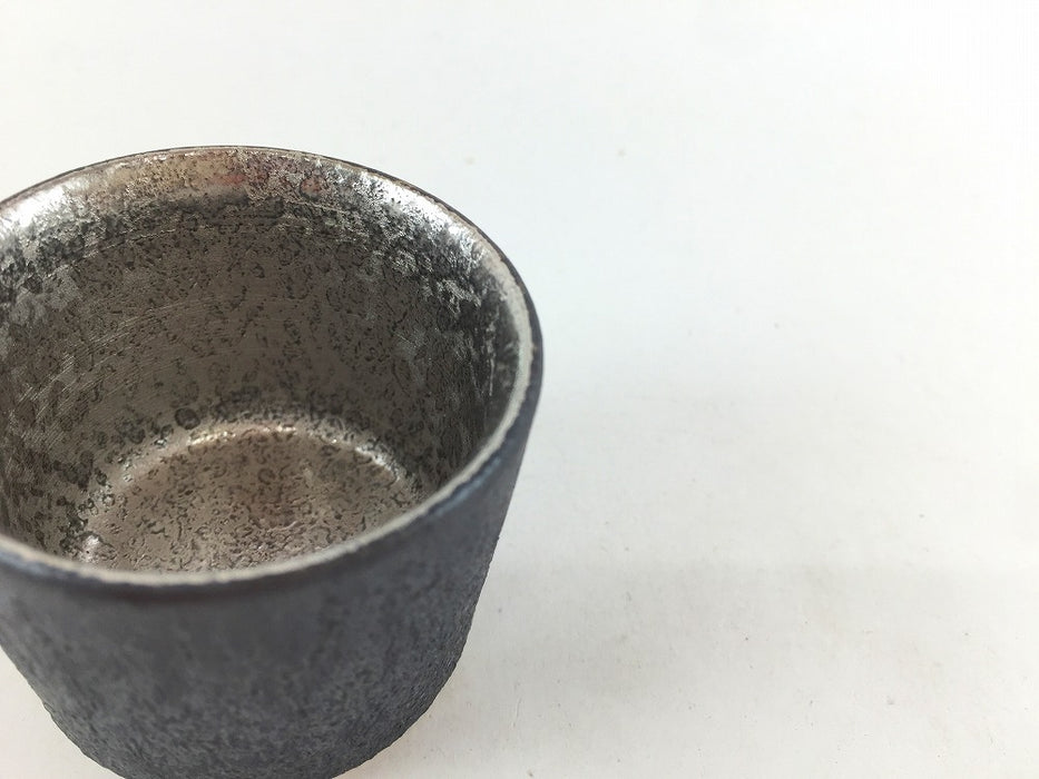 晶掛分内銀塗り　新丸盃(大)　4.5cm/50cc　有田焼(j.R)