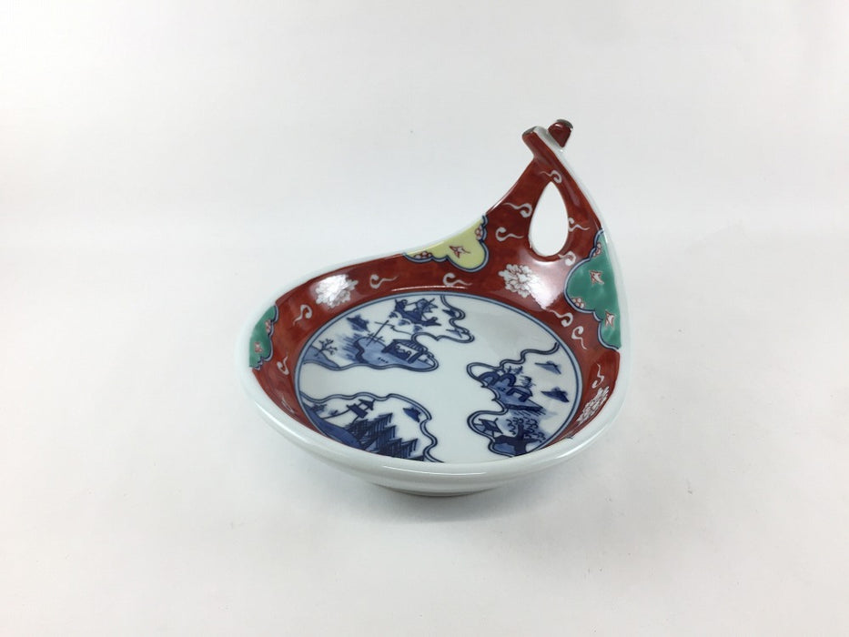 【SALE】竹向/古伊万里　14cm　有田焼【訳あり】