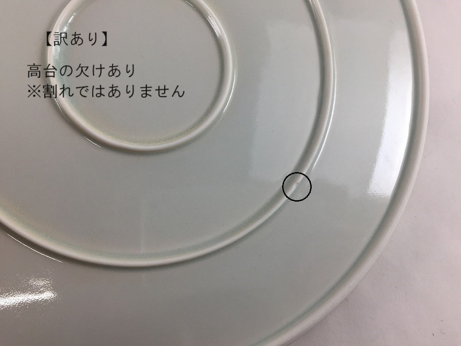 【SALE】245e-plate　四君子　伊万里焼【訳あり】