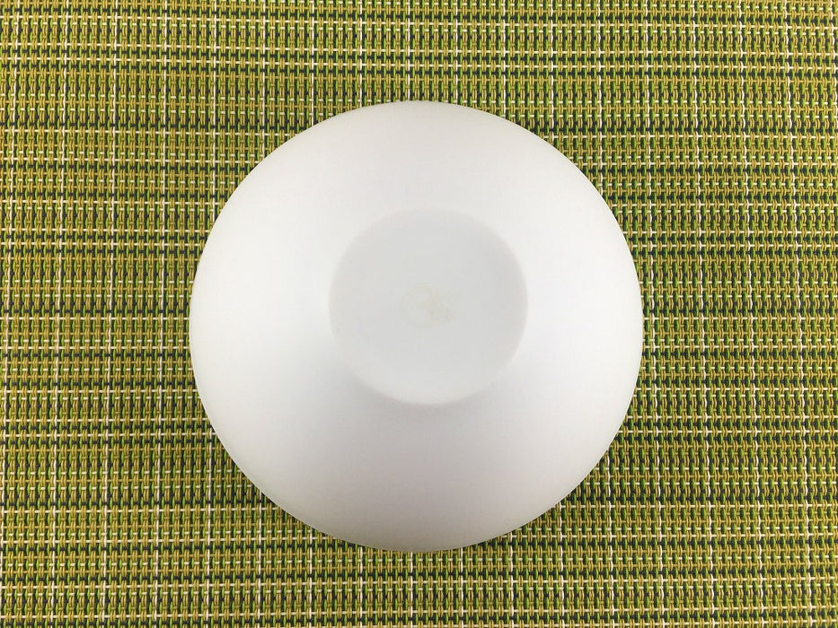 135エッグシェルボウル　白金　13.5cm　有田焼 (j.R)