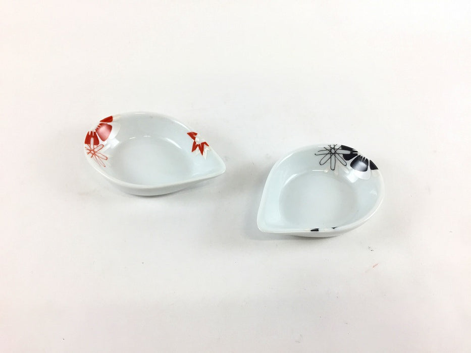 【SALE】スプーンレスト　トロピカル　(赤/黒)　8cm　有田焼【訳あり】