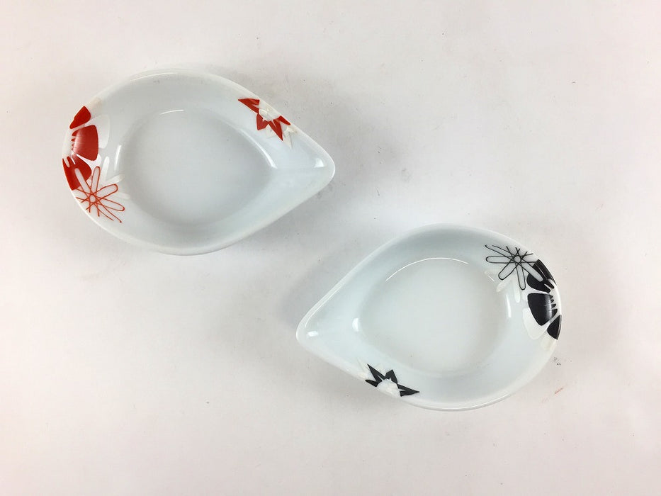 【SALE】スプーンレスト　トロピカル　(赤/黒)　8cm　有田焼【訳あり】