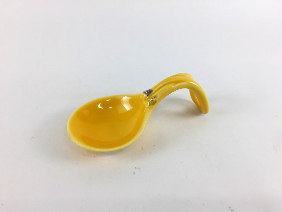 【SALE】スプーン珍味　黄　10cm　有田焼【訳あり】