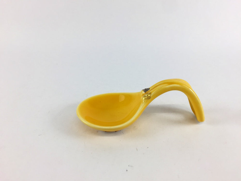 【SALE】スプーン珍味　黄　10cm　有田焼【訳あり】