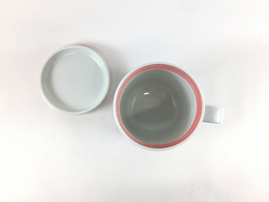 【SALE】和美マグセット　駒赤　8.5cm　波佐見焼【訳あり】