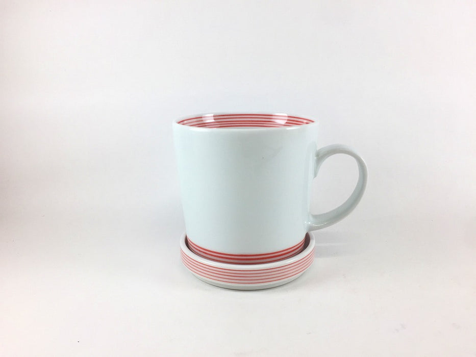 【SALE】和美マグセット　駒赤　8.5cm　波佐見焼【訳あり】