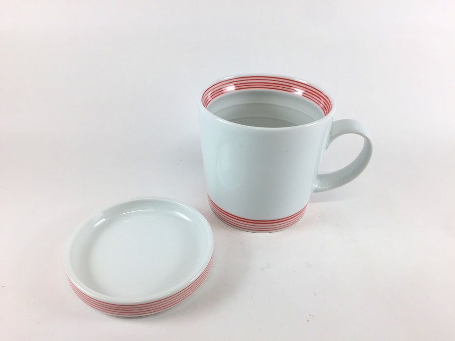 【SALE】和美マグセット　駒赤　8.5cm　波佐見焼【訳あり】