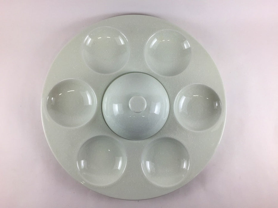 【SALE】蓋付細雪七品盛　28cm　有田焼【訳あり】