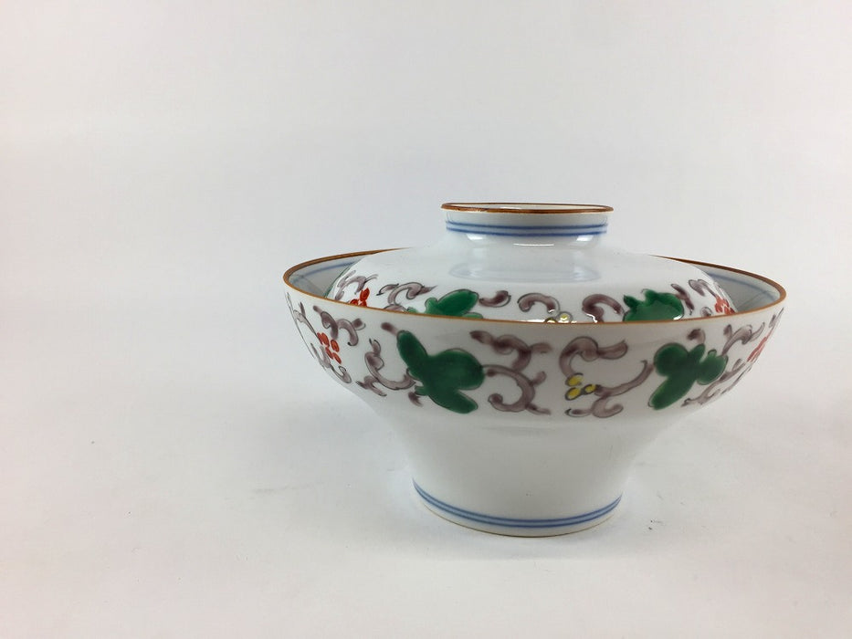 【SALE】杵型蓋物　錦唐草　11.5cm　有田焼【訳あり】