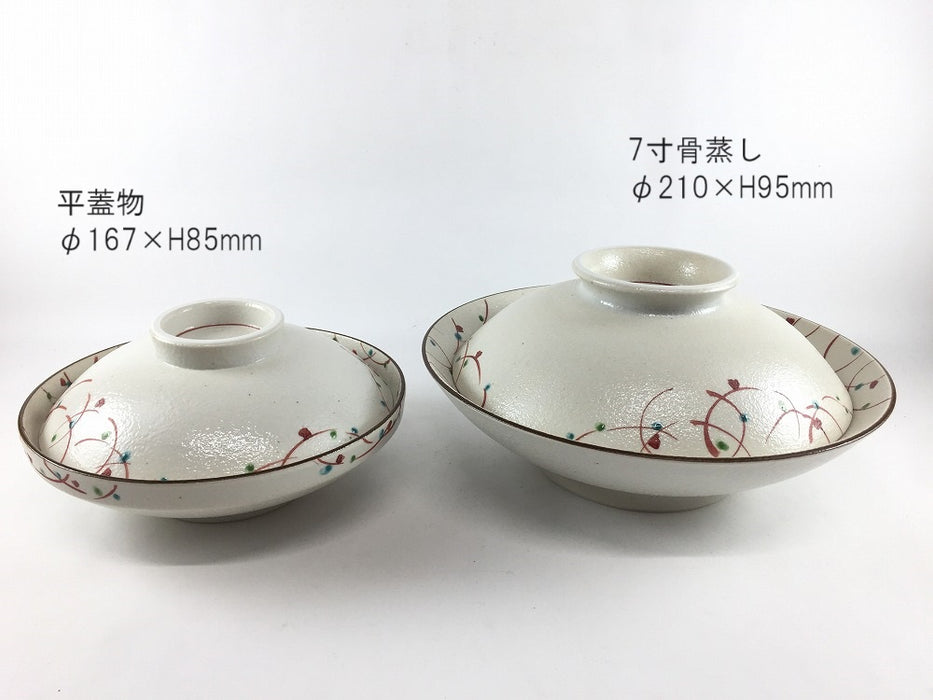 錦唐草　平蓋物　17cm　有田焼(j.R)