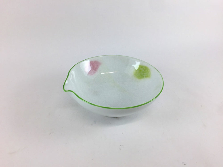 【SALE】片口トンスイ　2色葉　10cm　有田焼【訳あり】