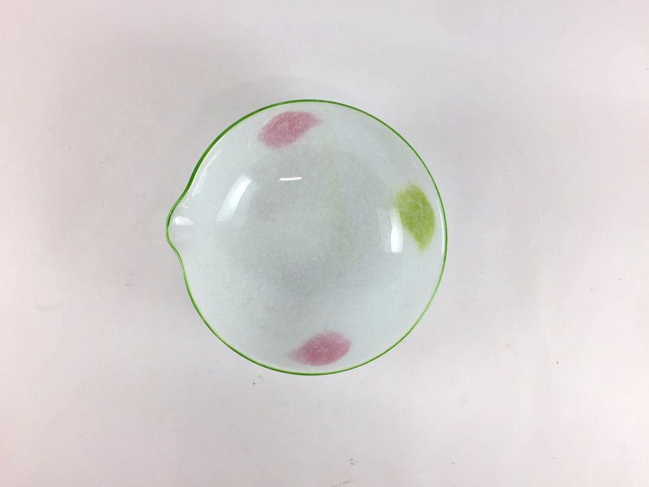 【SALE】片口トンスイ　2色葉　10cm　有田焼【訳あり】