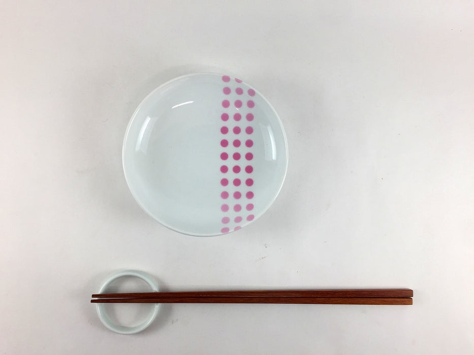 【SALE】3.5寸皿コスモ　(ピンク)　20cm　有田焼【訳あり】