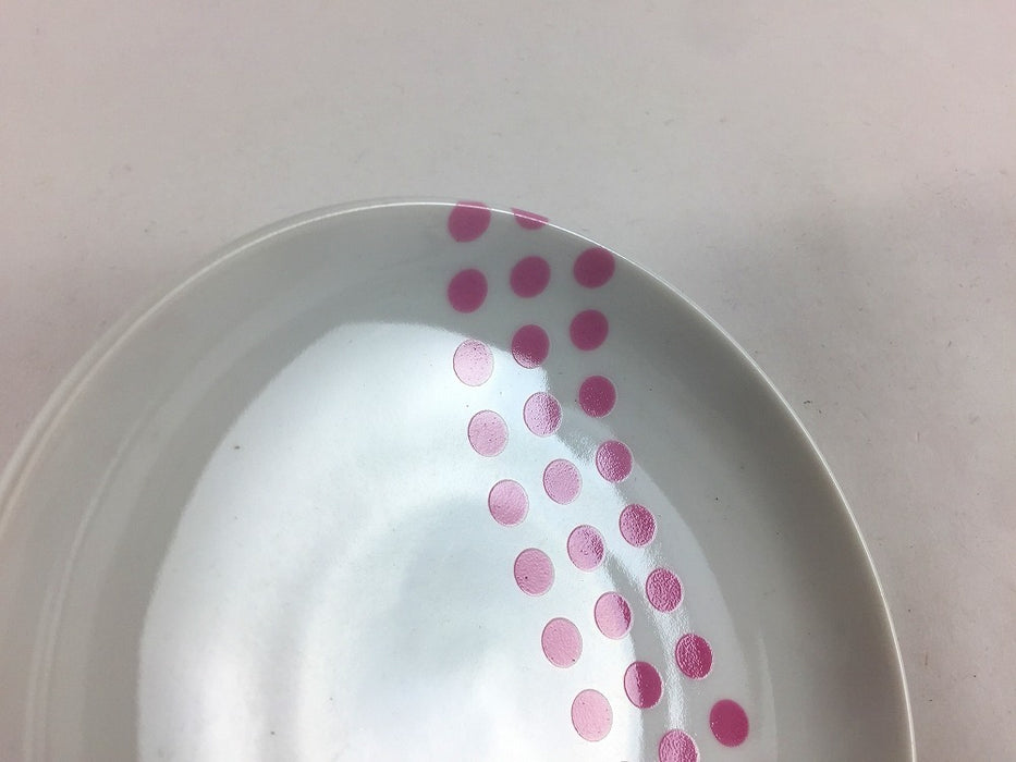 【SALE】3.5寸皿コスモ　(ピンク)　20cm　有田焼【訳あり】