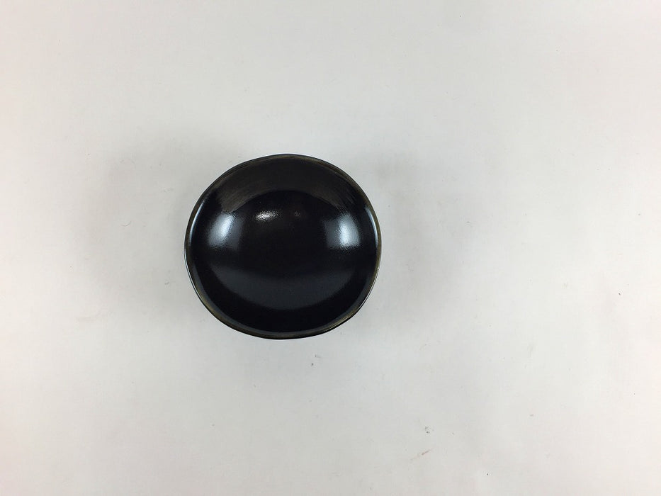 【SALE】黒銀ハケひねりチョコ　7.5cm　有田焼【訳あり】