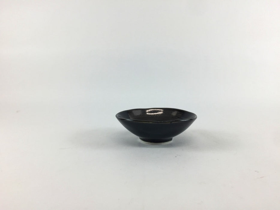 【SALE】黒銀ハケひねりチョコ　7.5cm　有田焼【訳あり】