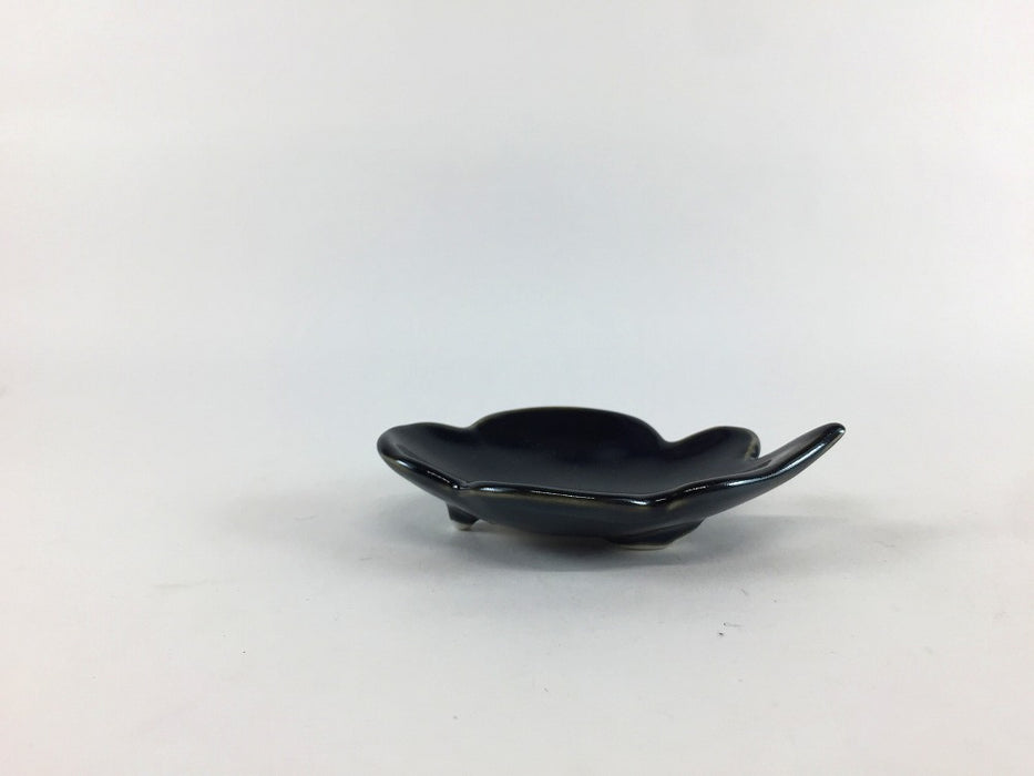 【SALE】黒マット雲型豆小皿　10cm　有田焼【訳あり】