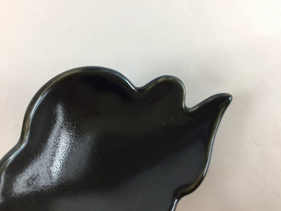 【SALE】黒マット雲型豆小皿　10cm　有田焼【訳あり】