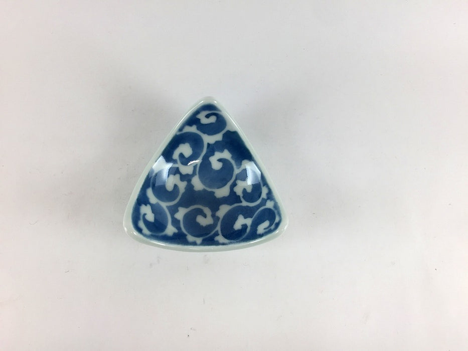 【SALE】染付唐草渕上り珍味　7cm　有田焼【訳あり】