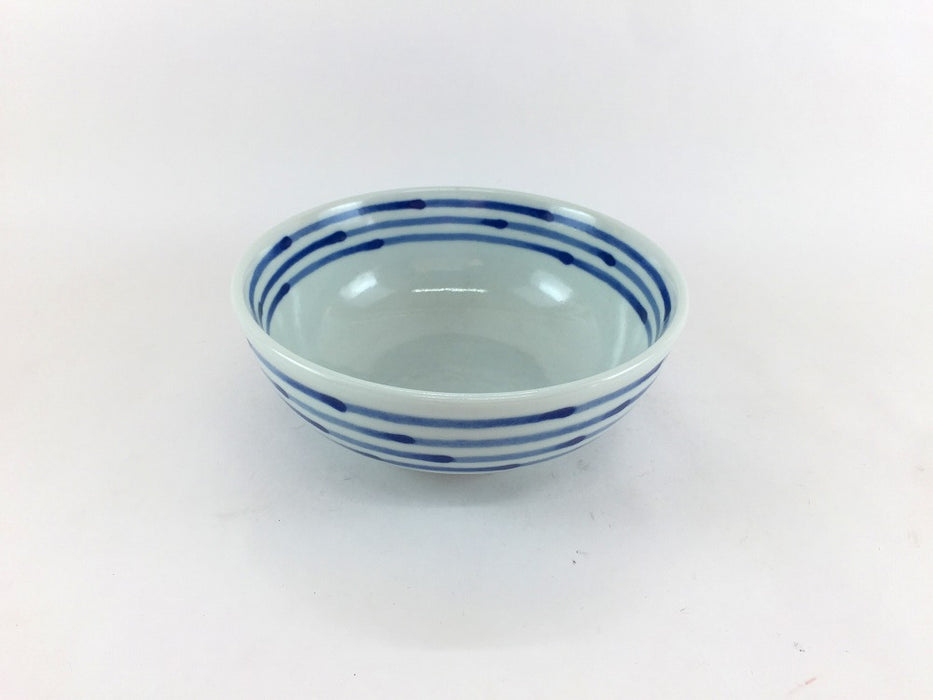 【SALE】和染ライン　浅小鉢　13cm　波佐見焼【訳あり】