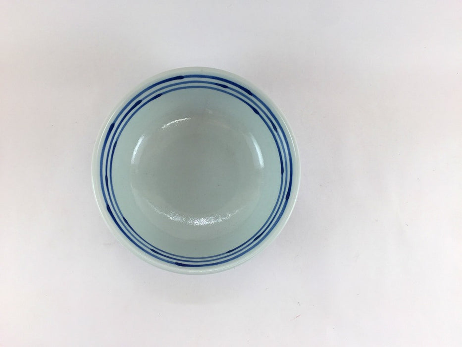 【SALE】和染ライン　浅小鉢　13cm　波佐見焼【訳あり】