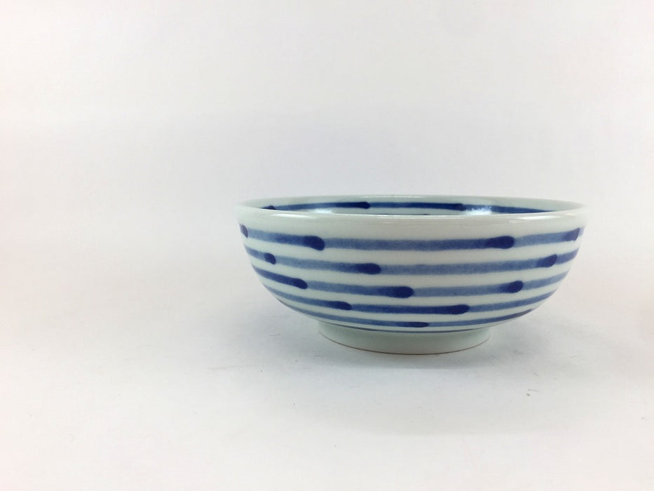 【SALE】和染ライン　浅小鉢　13cm　波佐見焼【訳あり】