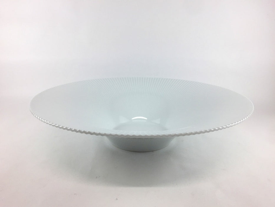 白磁　φ290鎬反ボウル　29cm　有田焼(j.R)