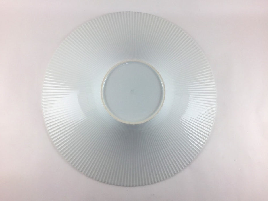 白磁　φ290鎬反ボウル　29cm　有田焼(j.R)