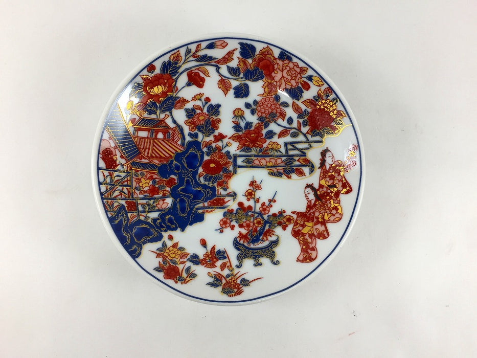 古伊万里小皿　5枚揃い(化粧箱入)　肥前有田焼(j.R)