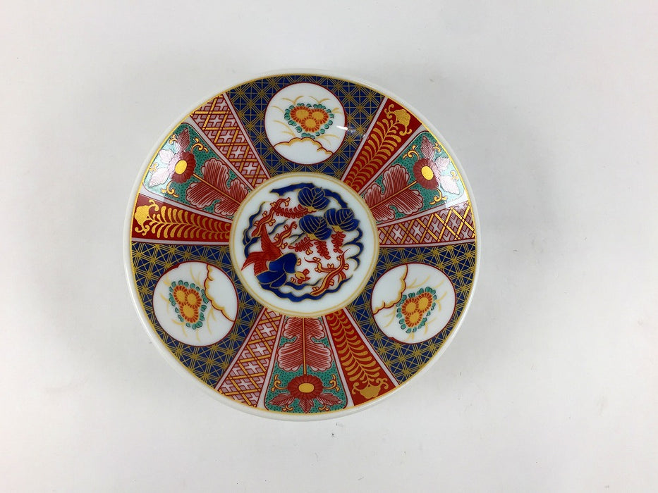 古伊万里小皿　5枚揃い(化粧箱入)　肥前有田焼(j.R)