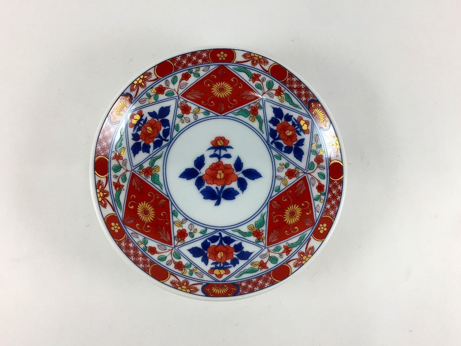 古伊万里小皿　5枚揃い(化粧箱入)　肥前有田焼(j.R)