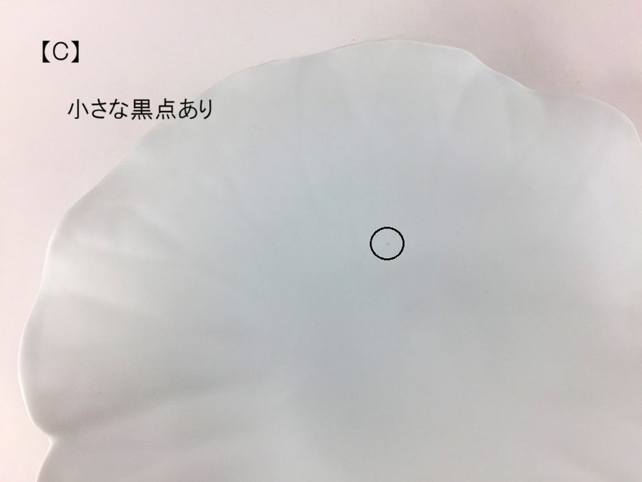 【SALE】(強化)白磁ブラスト　ロータスプレート(Ａ/Ｂ/Ｃ)　25cm　有田焼【訳あり】
