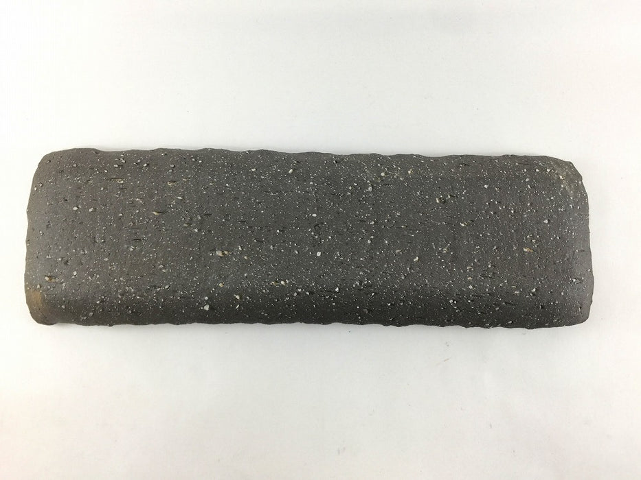 【SALE】手造32cm長皿　黒陶彫　波佐見焼【訳あり】