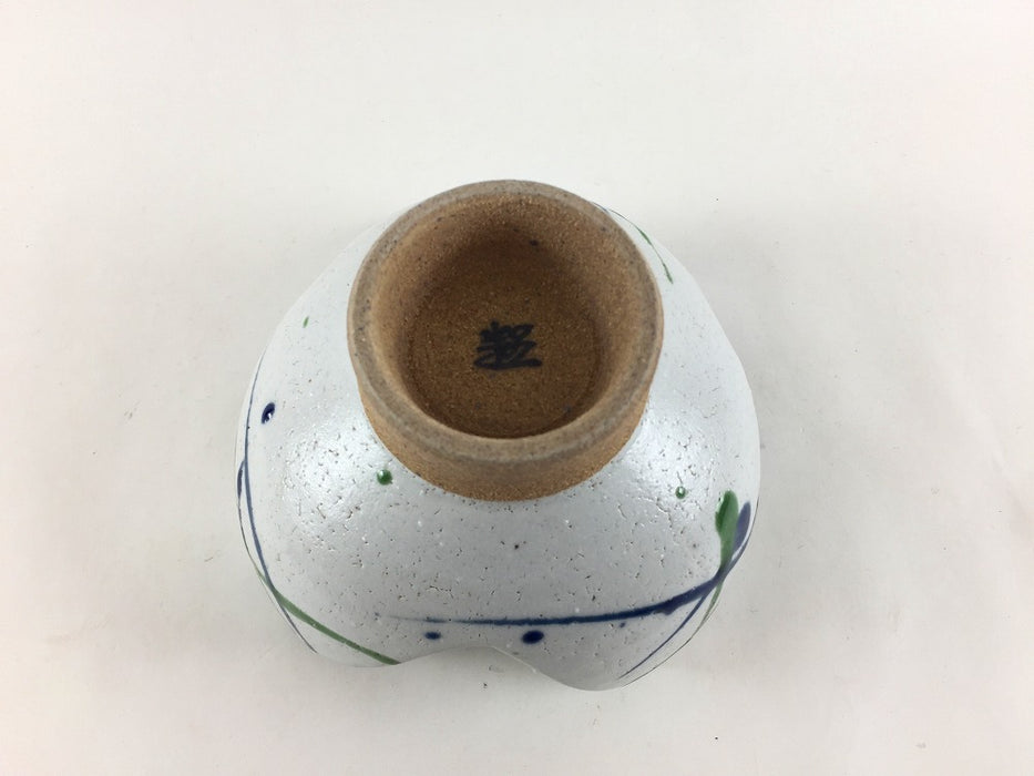 【SALE】ルリグリーン高台小丼　11cm　有田焼【訳あり】