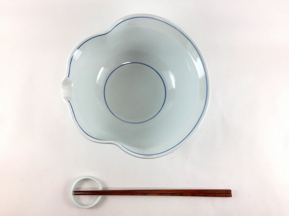 【SALE】古染ひさご鉢　20cm　有田焼【訳あり】