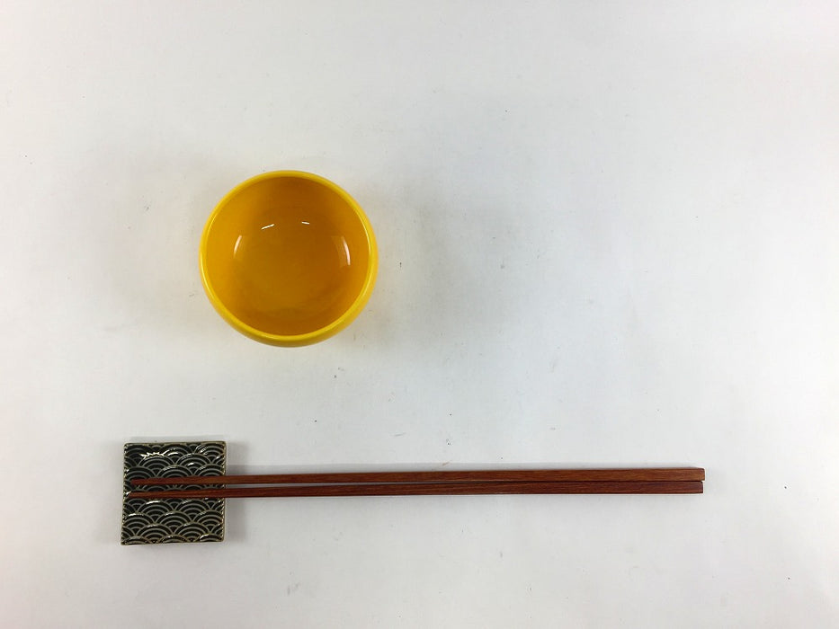 【SALE】笠チョコ(黄)　7cm　有田焼【訳あり】