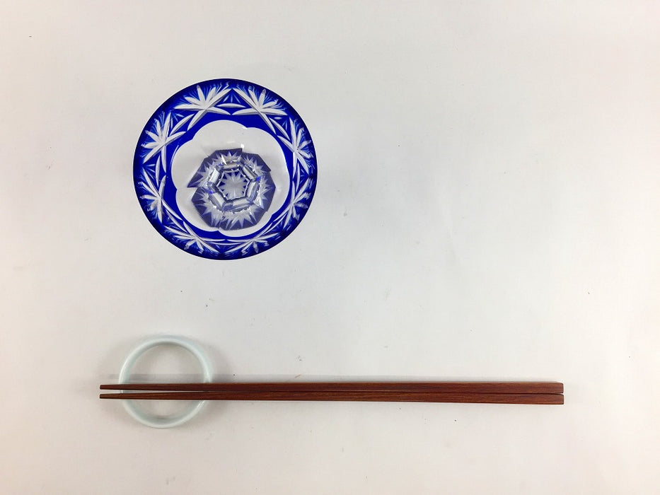 【SALE】青切子高小付　5cm　国産【訳あり】