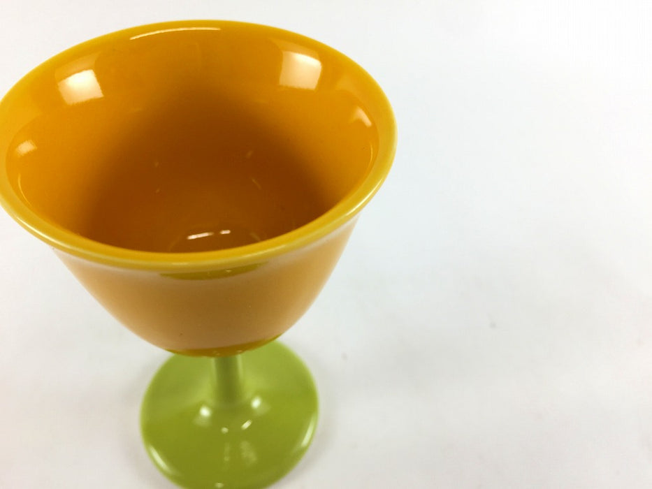 【SALE】ワイングラス　黄系　6cm/50cc　有田焼【訳あり】