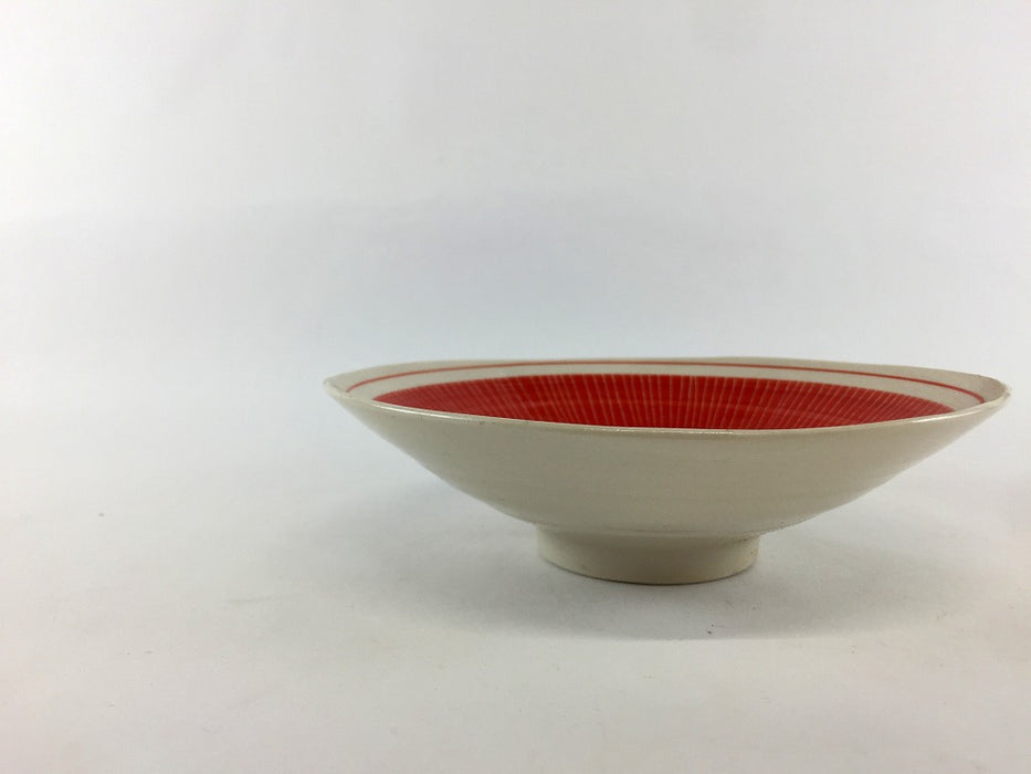 【SALE】絹十草小鉢　赤　15cm　波佐見焼【訳あり】