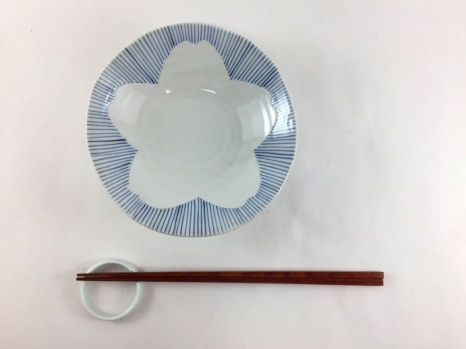 【SALE】桜小鉢　(青/赤)　15cm　波佐見焼【訳あり】