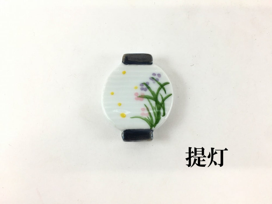 有田焼.箸置　奴蛸(ヤッコダコ)/羽子板/富士山/鏡もち/門松/提灯/独楽(こま)/ひまわり/