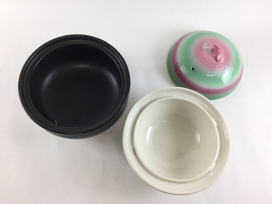 【SALE】二色吹　蒸気元小鍋　16cm　有田焼【訳あり】