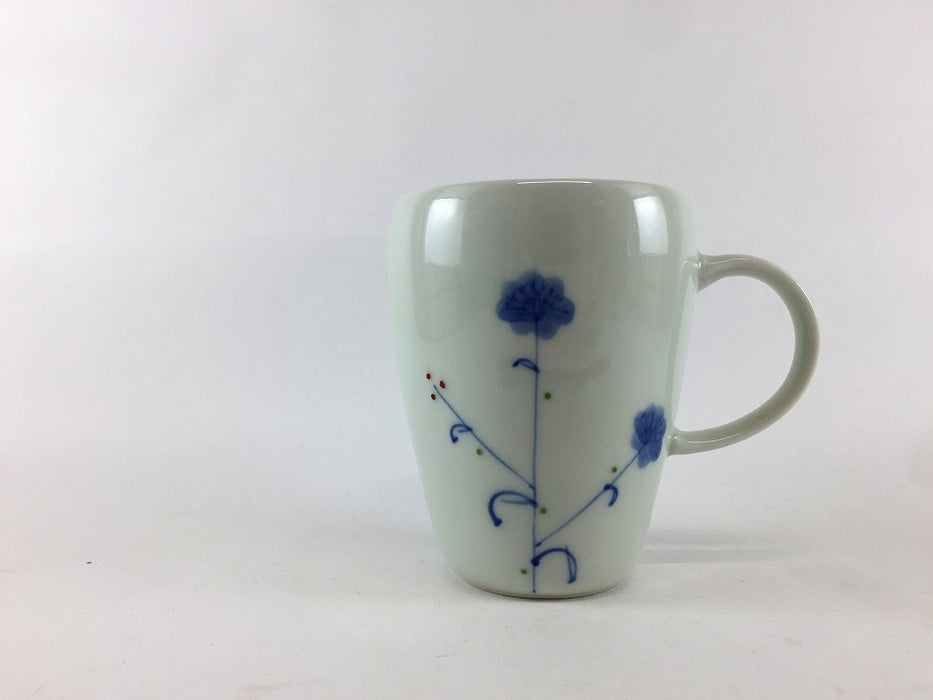 【SALE】マグ　色草　7cm/250cc　有田焼【訳あり】