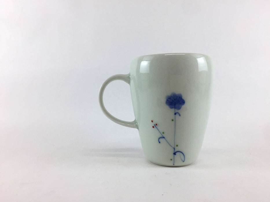 【SALE】マグ　色草　7cm/250cc　有田焼【訳あり】