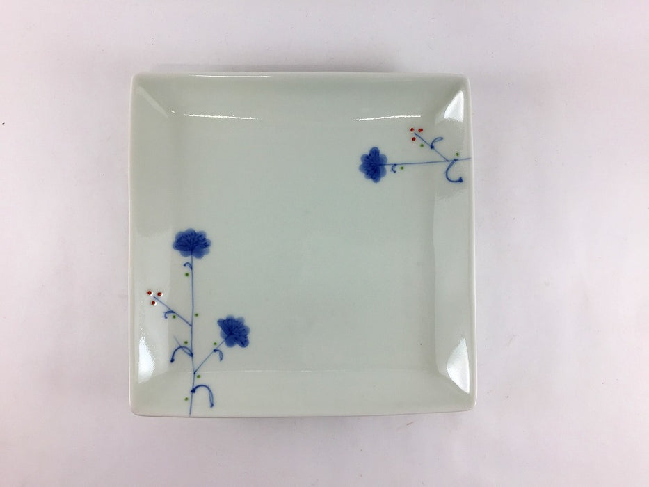 【SALE】15角皿　色草　15.5m　有田焼【訳あり】