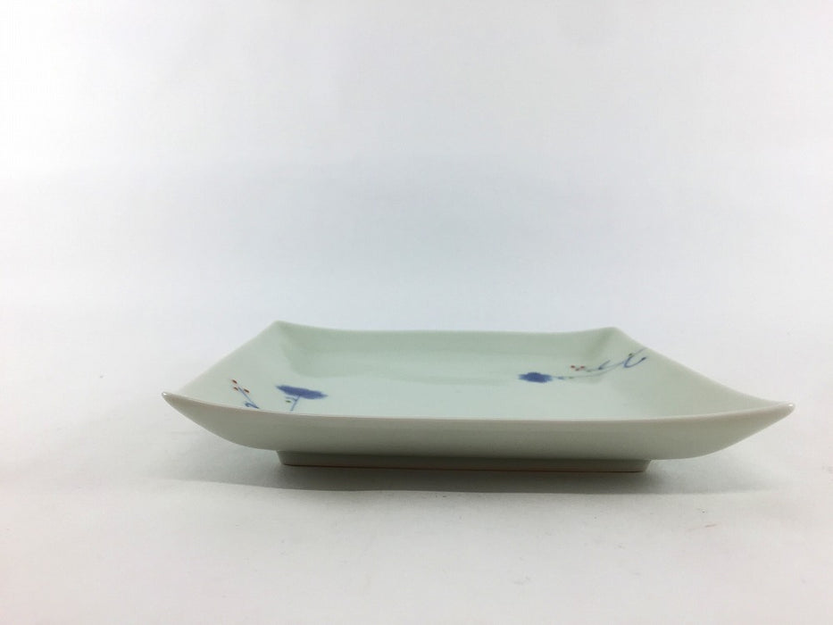 【SALE】15角皿　色草　15.5m　有田焼【訳あり】