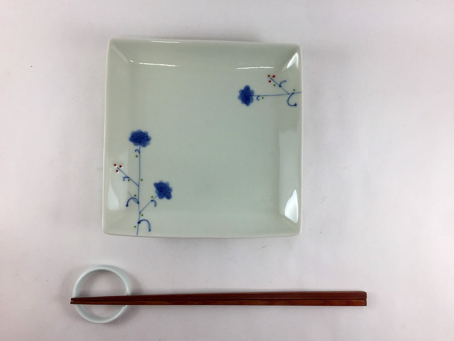 【SALE】15角皿　色草　15.5m　有田焼【訳あり】